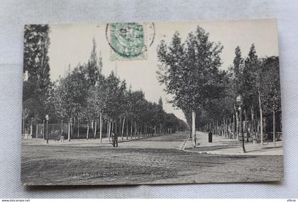 Cpa 1907, Neuilly sur Seine, boulevard Victor Hugo, Hauts de Seine 92