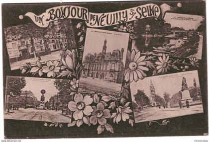 CPA-Carte Postale  France Neuilly sur Seine un bonjour de  Neuilly sur Seine  VM44699+