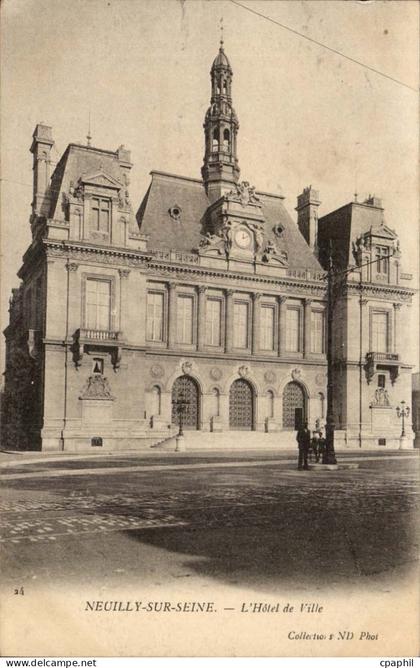 Neuilly sur SEine CPA L'hotel de ville