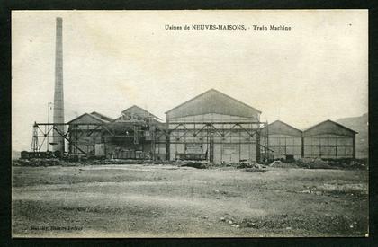 54 - NEUVES MAISONS - Usines de NEUVES MAISONS, Train Machine