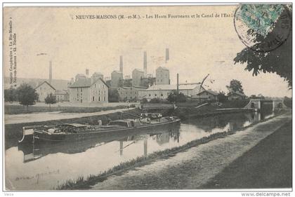 Carte Postale Ancienne de NEUVES MAISONS