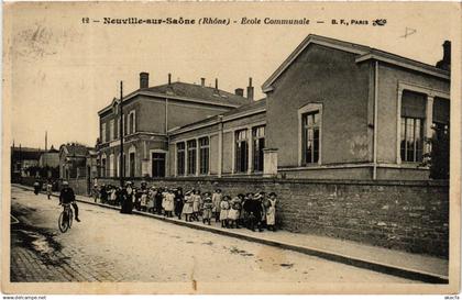 CPA NEUVILLE-sur-SAONE - École Communale (572501)