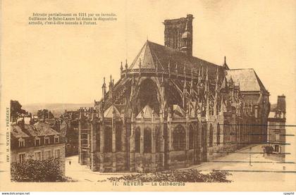 CPA Nevers La Cathedrale