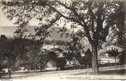 CPA Niederbronn Les Bains Echappee Sur La Ville