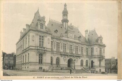 CPA Niort et ses Environs L'Hotel de Ville de Niort