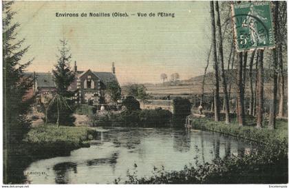 CPA Carte Postale France-Noailles-Environs- L'étang 1908 VM46394
