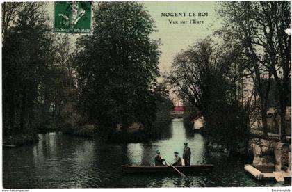 CPA  Carte Postale France Nogent-le-Roi  Vue sur l'Eure    VM105413