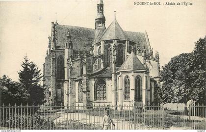 CPA Nogent le Roi Abside de l'Eglise