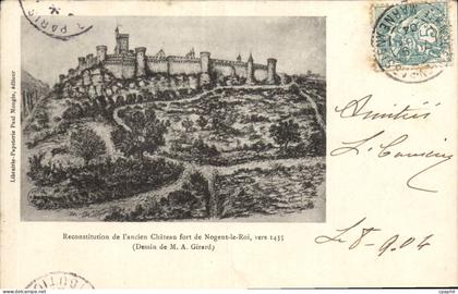 CPA Nogent Le Roi reconstitution De I'Ancien