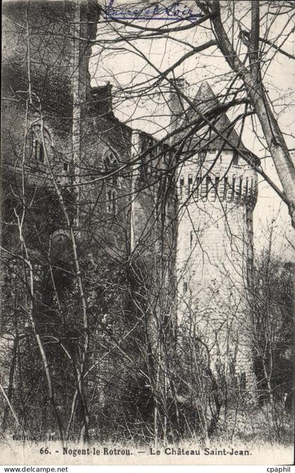 CPA Nogent le Rotrou Le Chateau Saint Jean