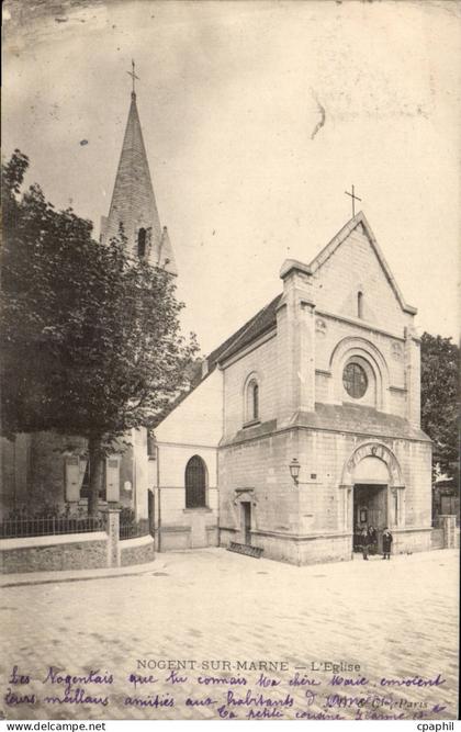 Nogent sur Marne CPA L'eglise