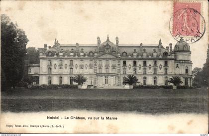 Noisiel CPA Le chateau vu sur la Marne