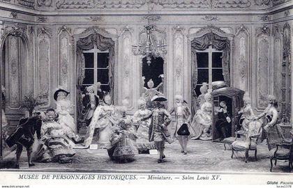 24 / NONTRON / MUSEE DE PERSONNAGES HISTORIQUES / MINIATURE / SALON LOUIS XV