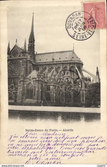 CPA Notre Dame de Paris Abside