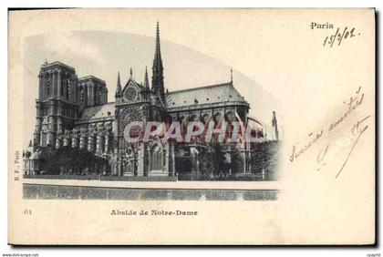 CPA Paris Abside de Notre Dame