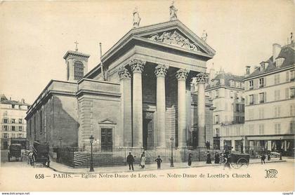 CPA Paris Eglise Notre Dame de Lorette
