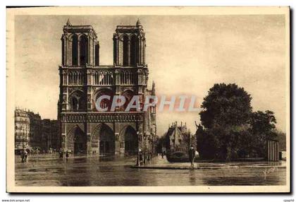 CPA Paris Facade de Notre Dame