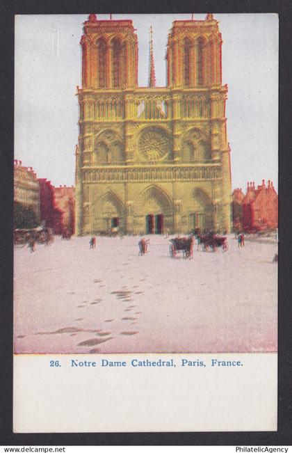 FRANCE, Postcard, Paris, Notre-Dame de Paris