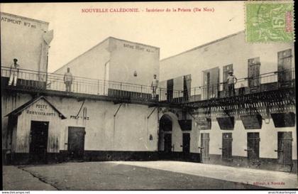 CPA Ile Nou Neukaledonien, Interieur de la Prison