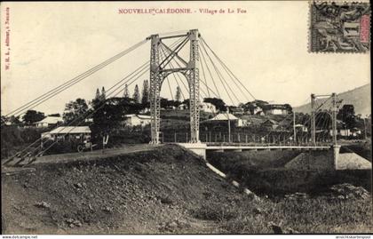 CPA Neukaledonien, Village de la Fos