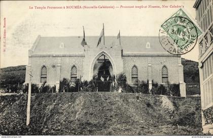 CPA Noumea Neukaledonien, Le Temple Protestant