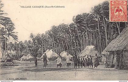 Nouvelle-Calédonie - Village canaque - Ed. J. Raché