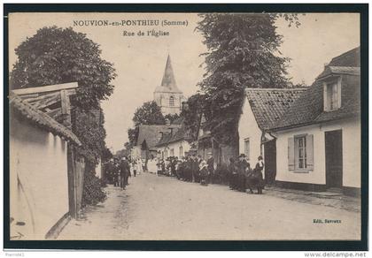 NOUVION EN PONTHIEU - Rue de l'Eglise