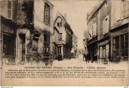 CPA Noyers-sur-Serein Rue Franche-Vieilles Maisons FRANCE (1451671)