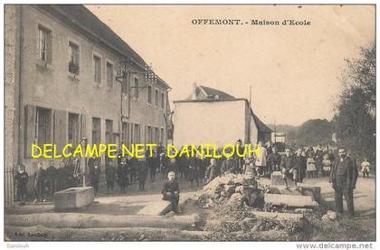 90 --- OFFEMONT   maison d Ecole  ANIMEE  **