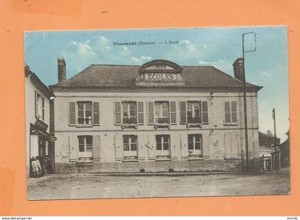 CPA  - Oisemont  - (Somme) -  L'école