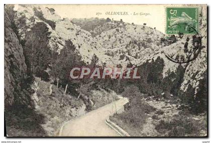 CPA Ollioules Les Gorges