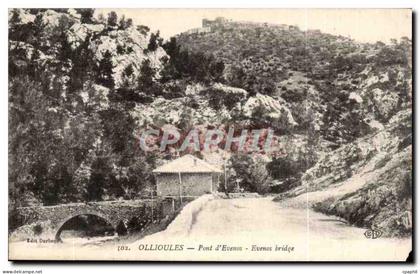 CPA Ollioules Pont d'Evenos