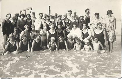 CPA Onival  Carte Photo Scène de Plage