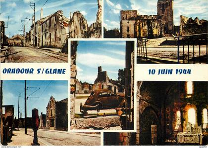 CPM Oradour sur Glane Haute Vienne Cite martyre 10 Juin 1944 Militaria