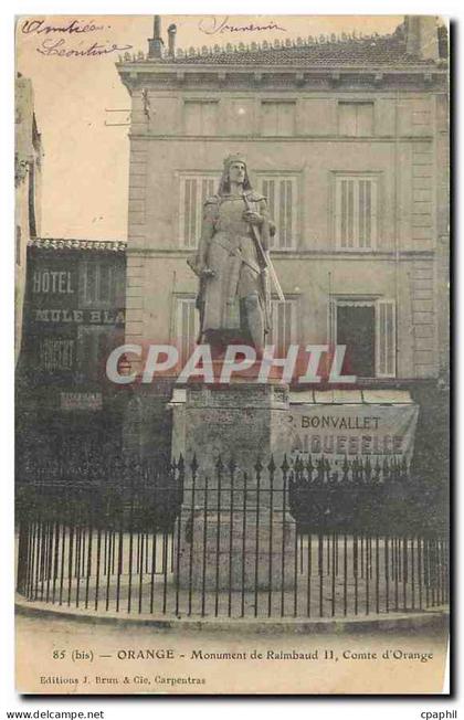 CPA Orange Monument de Raimbaud II Comte d'Orange