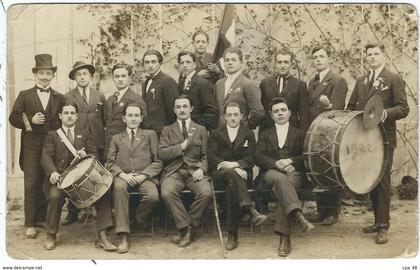 Vaucluse, Orange, Conscrits, 1922, Carte-Photo, (Gauffrage en Bas angle Droit "A.Lang, Fils Ainé, Orange")