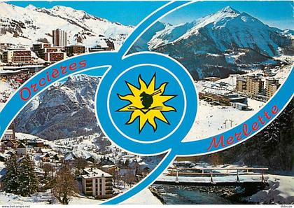 Carte Postale - 05 - Orcières Merlette - Multivues - Hiver - Neige - Flamme Postale de Orcières Merlette - CPM - Voir Sc