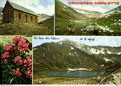 CPSM Orcieres Merlette Refuge et Grand Lac des Estaris