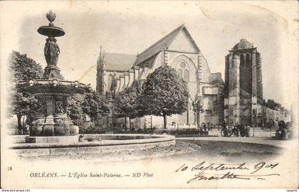 CPA Orleans L'eglise Saint Paterne