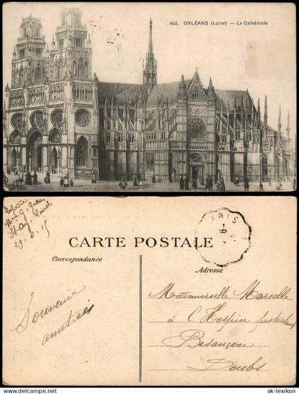 CPA Orleans Orléans Kathedrale Sainte-Croix 1915
