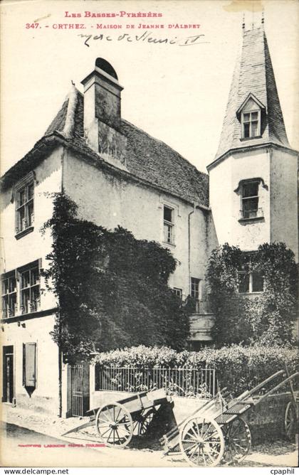 CPA Orthez Maison De Jeanne D Albert