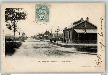 02150 Sissonne 1906 - Camp de Sissonne le Cuisines Camp de Sissonne - 39474336