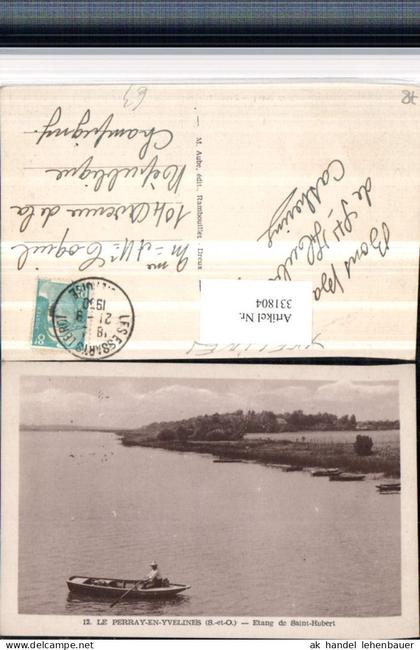 331804,Ile-de-France Yvelines Le Perray-en-Yvelines Etang de Saint-Hubert See Ruderboot