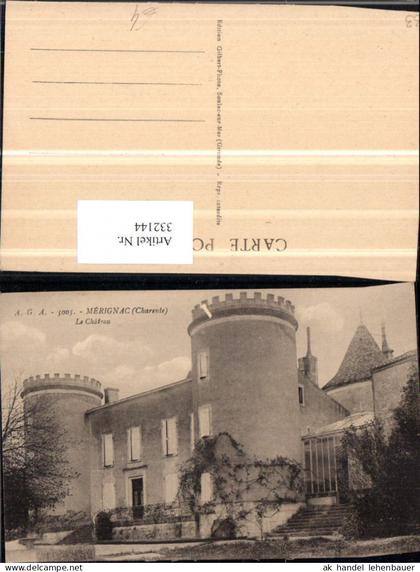 332144,Aquitanien Gironde Merignac Le Chateau Schloss