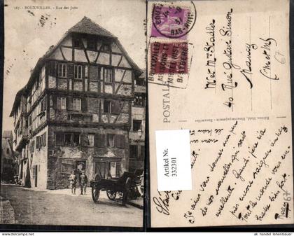 332301,Elsass Bas-Rhin Bouxwiller Rue des Juits Hausansicht Fachwerkhaus