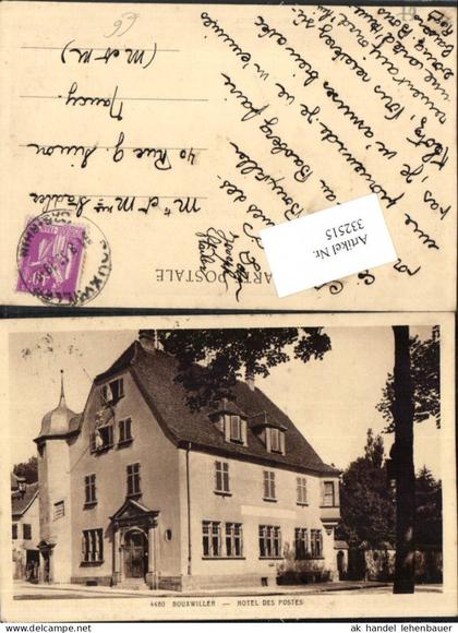 332515,Elsass Bas-Rhin Bouxwiller Hotel des Postes Postgebäude