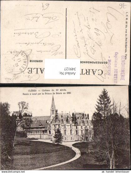 349127,Haute-Normandie Seine-Maritime Cleres Chateau Schloss