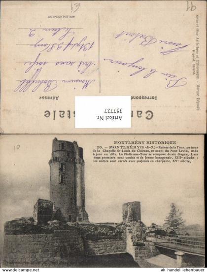357727,Ile-de-France Essonne Montlhery Ruines de la Tour Turm