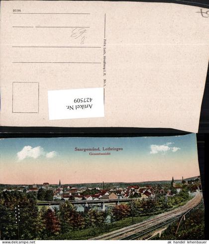 427509,Lothringen Moselle Saargemünd Totale