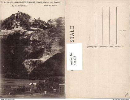 428375,Rhone-Alpes Haute-Savoie Chamonix-Mont-Blanc Les Bossons Bergkulisse